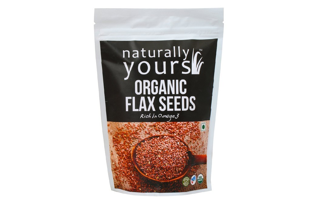 Naturally yours Organic Flax Seeds    Pack  500 grams